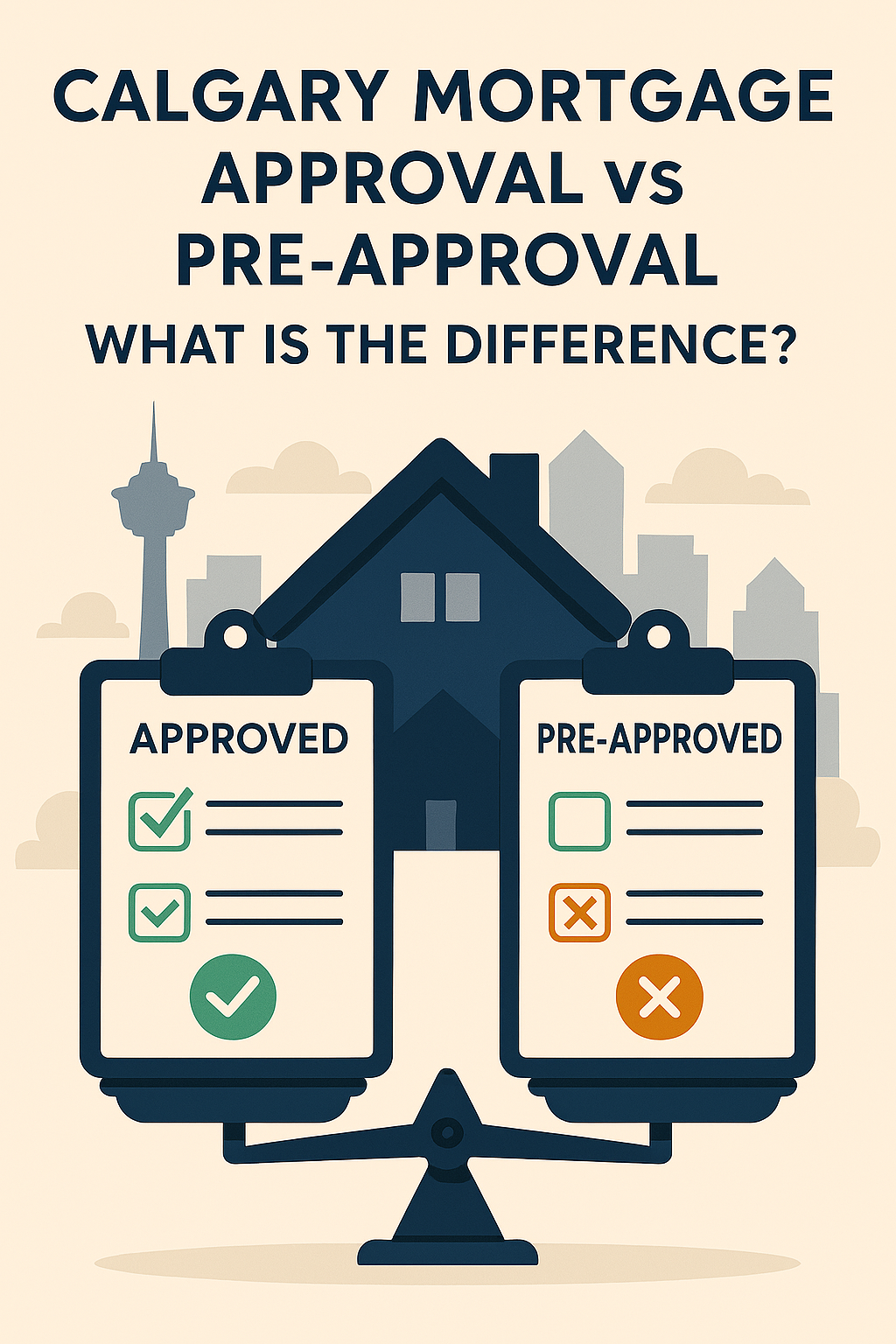 Calgary Mortgage Approval v/s Pre-Approval: What is The Difference?
