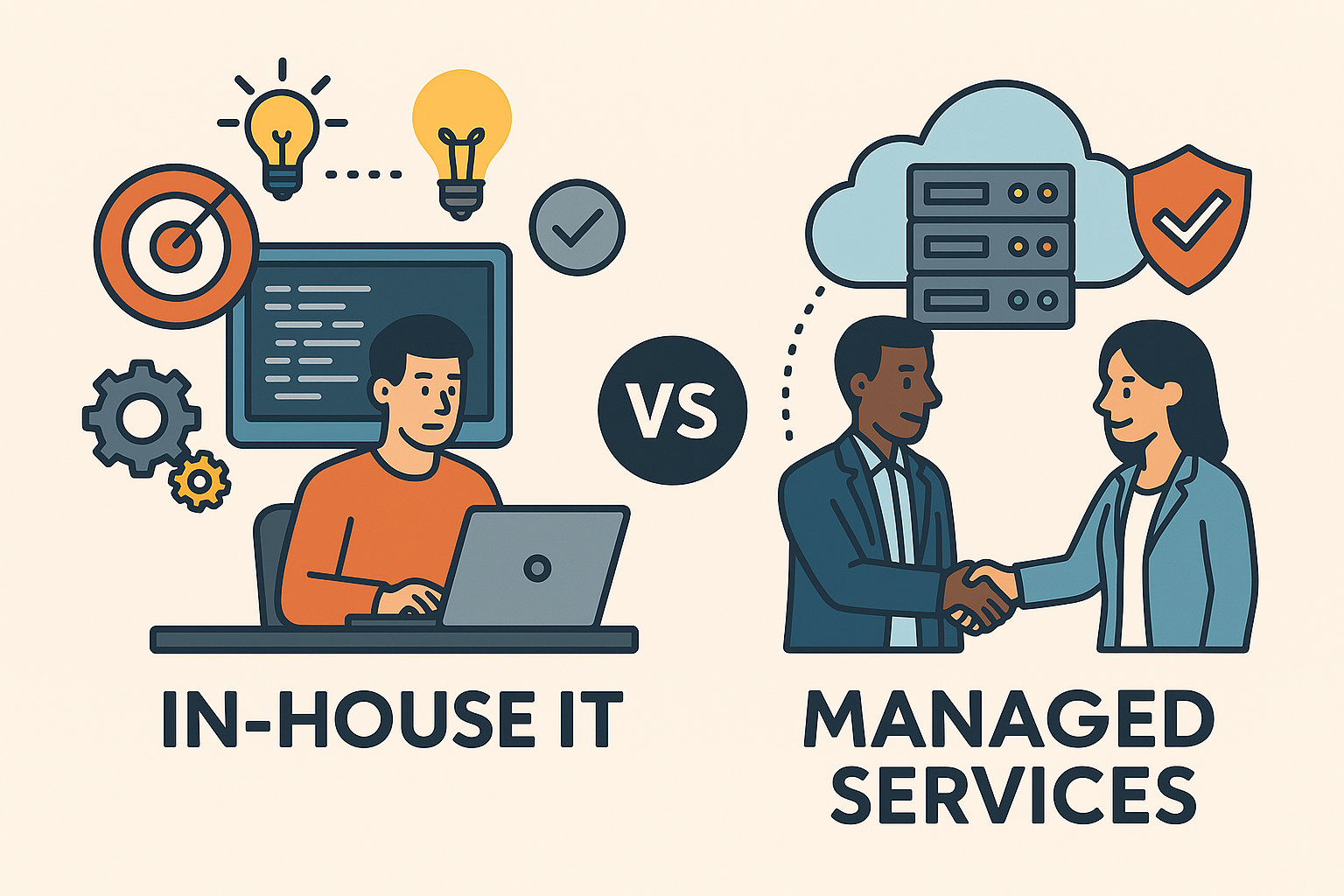 Comparing In-House IT vs. Managed Services in Johannesburg