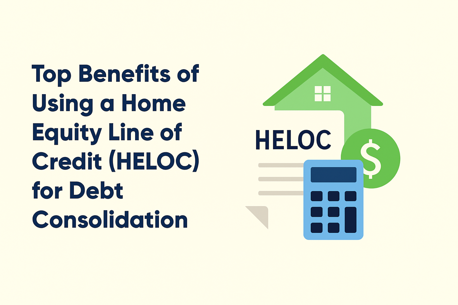 Top Benefits of Using a Home Equity Line of Credit (HELOC) for Debt Consolidation