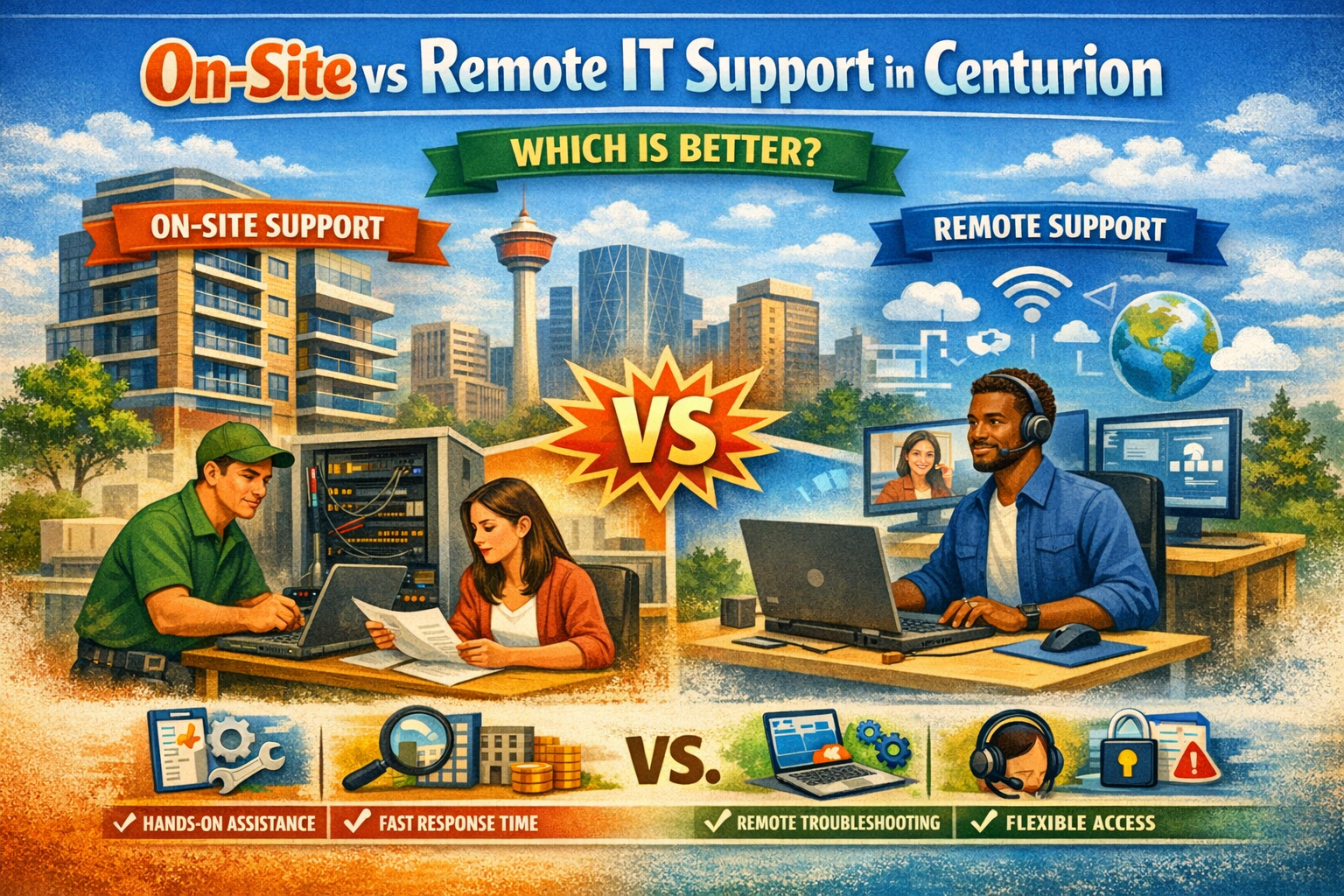 On-Site vs Remote IT Support in Centurion: Which is Better?